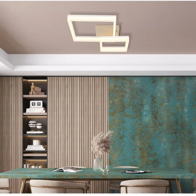 Globo Plafondlamp Marlenne L 62.5 cm beige Beige, wit