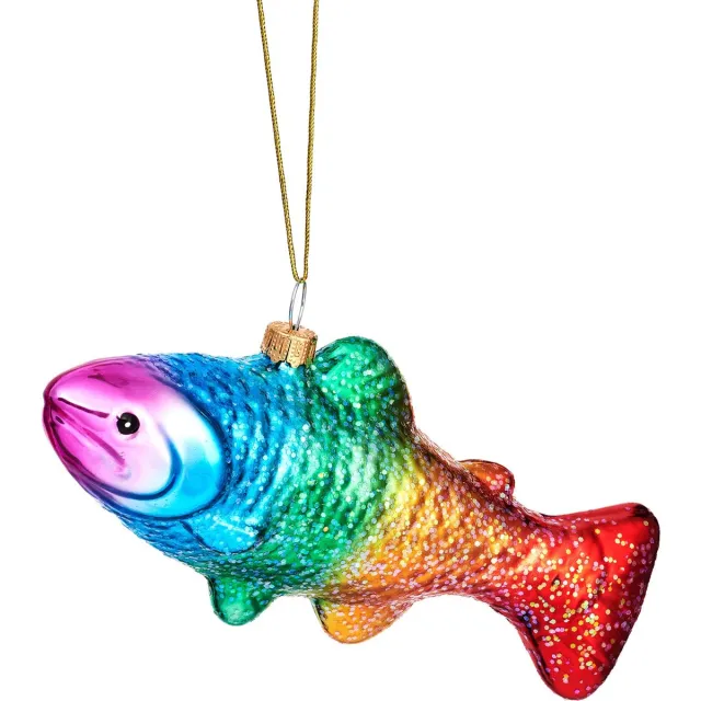 Sass & Belle Regenboog forel kerstbal - Sass & Belle