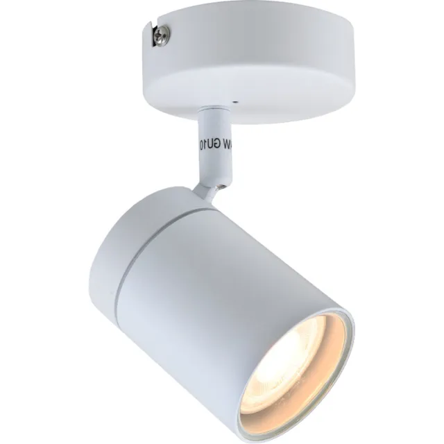 Olucia CIARA - Plafondlamp - Wit - Geschikt voor Badkamer - Vorm: Rond