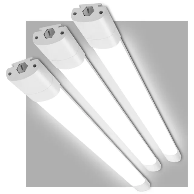 Oraymin 3 Stuks LED Battenlamp IP66 90cm 3300LM Koppelbaar – LED Werkplaatslamp 4000K Wit
