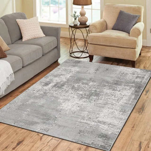 Zeo Wood Vloerkleed - Tapijt Woonkamer - Vloerkleed 160*230 cm - Anti Slip - Machinewasbaar Betonlook