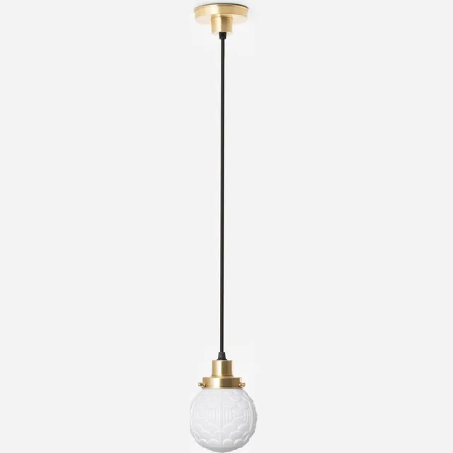 Coloured by Art Hanglamp aan snoer Arcade 20's Messing - Art Deco Trade