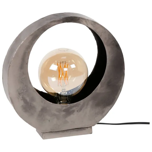 Nest of Nora Tafellamp Silke - Metalen armatuur voor binnen - Oud zilver