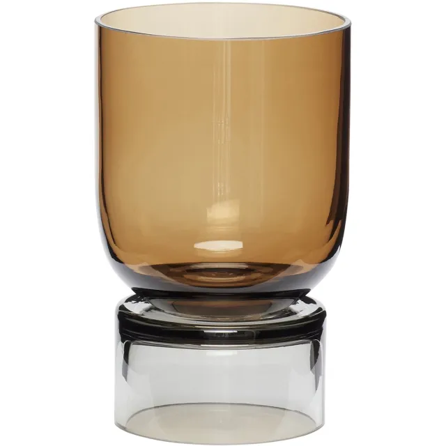 Hubsch Interior Vaas Hubsch Interior Stand Small amberkleurig