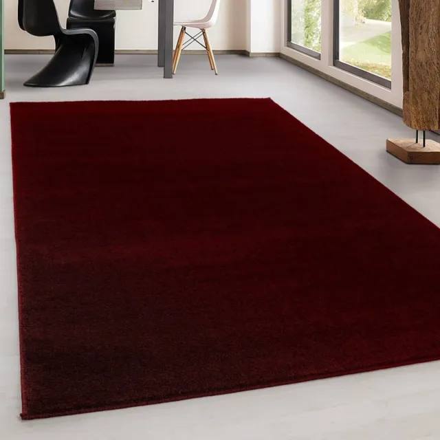 TapisTrend Designer tapijt Rood 200x290 cm Binnenkleed voor de woonkamer, Scandinavische stijl, platgeweven, antislip, natuurlijke uitstraling, wasbaar