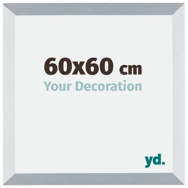 yd. Your Decoration - Fotolijst 60x60 cm - MDF - Aluminium Geborsteld - Mura