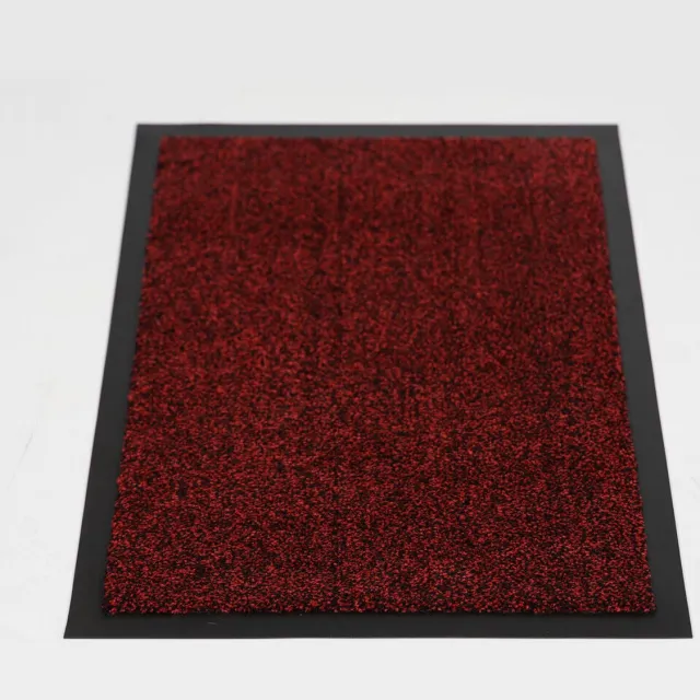 Hamat Express Droogloopmat / Deurmat 90x150 cm - Rood – Wasbaar en Vochtabsorberend