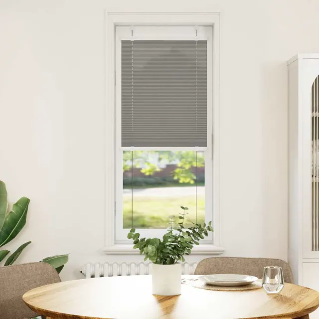 vidaXL Plissé rolgordijn 50x100 cm stofbreedte 49,4 cm antraciet Anthraciet