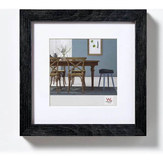 Walther Fiorito - MDF Houten lijst - Fotoformaat 40x40 cm - Donkergrijs
