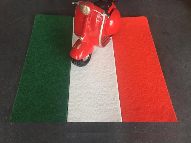 JYG Italiaanse Driekleur 1m x (1x4m groen) + (1x4m wit) + (1x4m Rood) = 12m2 Groen-wit-rood