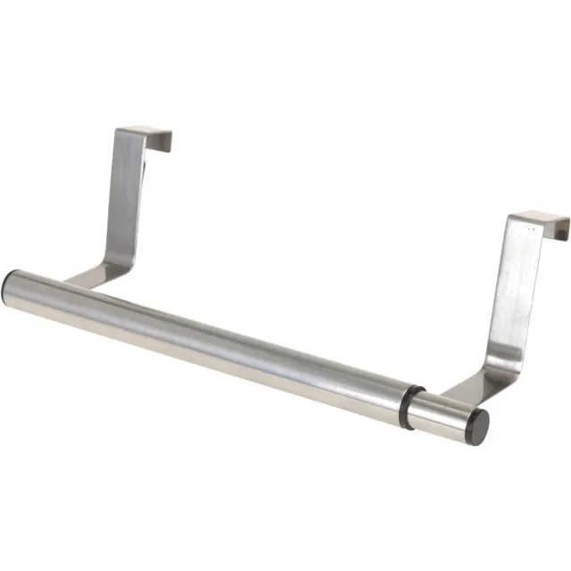 Excellent Houseware Deurhanger - RVS - 25-40 cm uitschuifbaar - keuken Zilver