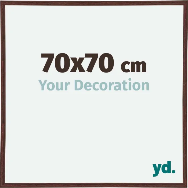 yd. Your Decoration - Fotolijst 70x70 cm - Kunststof - Bruin - Annecy