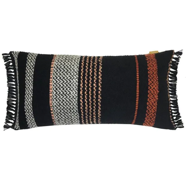 Malagoon Sierkussen - Multicolor Black Cushion Multicolor, zwart