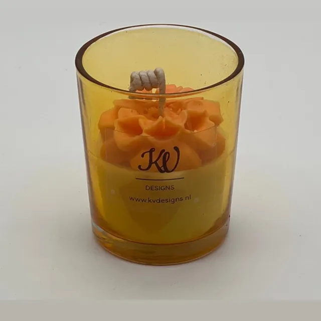 KV designs Kaars in glazen pot - 459