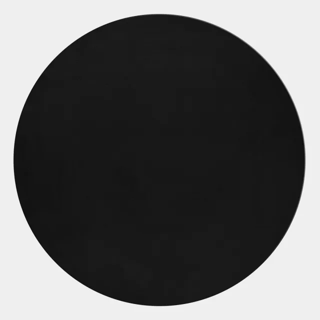 Moonay POUFFY Fluffy Vloerkleed Rond Zwart Ø 200 cm - Hoogpolig 30 mm Shaggy Tapijt - Zacht Polyester