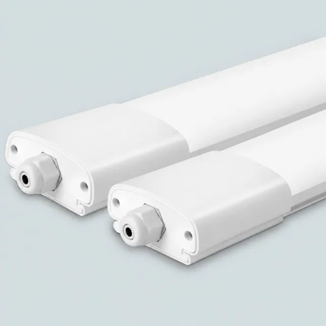 LOVHAUS 2x LED TL Armatuur 60 cm - 20W - 2200 Lumen - IP66 - Doorkoppelbaar Wit