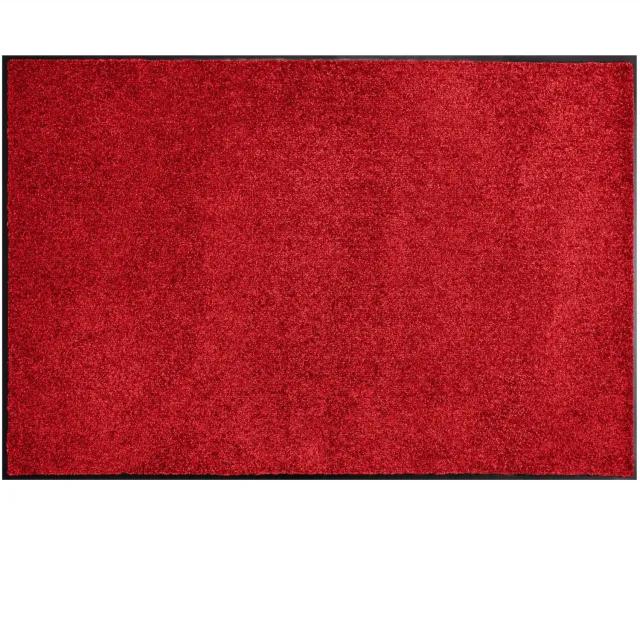 ANRO Deurmat Amigo Rood 120x90cm – Schoonloopmat Antislip Wasbaar Voordeur Hal Binnen