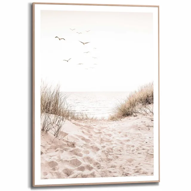Reinders Schilderij Duinen - 70 x 50 - Hout - REINDERS Duinen Hout