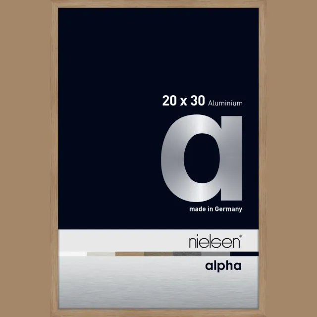 Nielsen Alpha Aluminium Fotolijst Oak 20x30cm Lichteiken