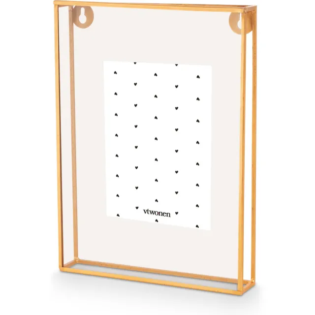 vtwonen Fotolijst - Metaal Glas - Goud - 20 x 28 cm