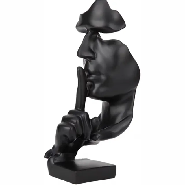 MiniGlypture Moderne Abstracte Beeldhouwwerk Decoratie - Zwart