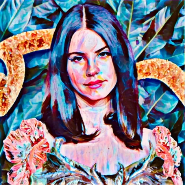 Passion For Art Lana Del Rey 2 - Poster - 50 x 70 cm Roze