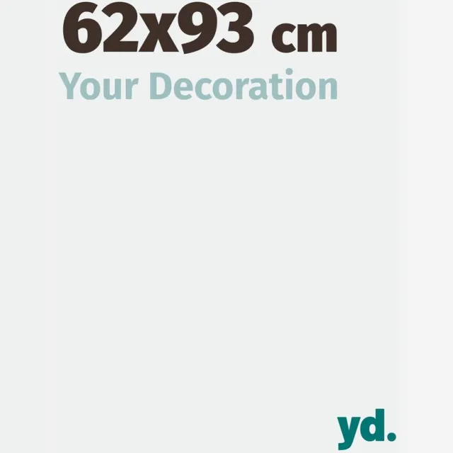 yd. Your Decoration - Fotolijst 62x93 cm - Kunststof - Wit Hoogglans - Bordeaux