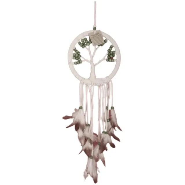 Ruben Robijn Dromenvanger Tree of life 17 cm groene kralen n.n.b