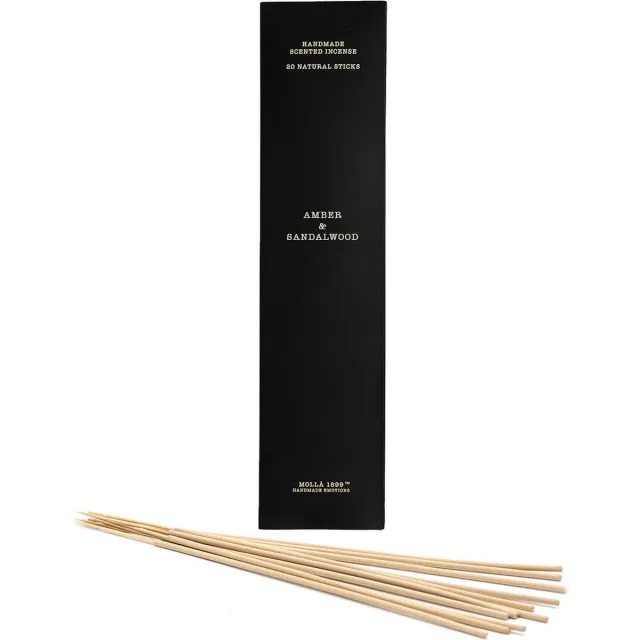 Cereria Mollà 1899 20 wierookstokjes - Amber & Sandalwood. beige/bruin