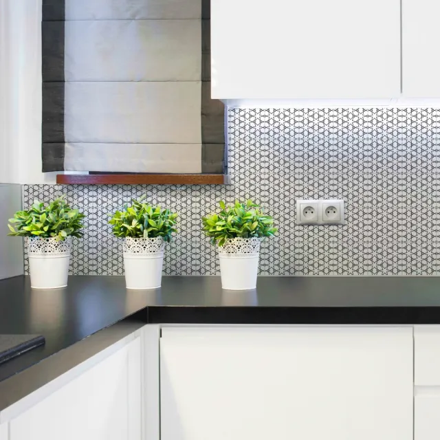 Ambiance Sticker Muurstickers voor keuken en badkamer - 30 Oosterse Monastir cementtegelstickers - 30 stickers 15x15cm Multi color