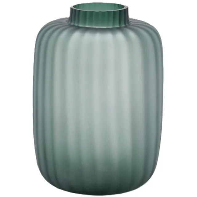 EDG - Enzo De Gasperi EDG - Vaas- Glas - groen - D24,5 x H35 cm - Opening 9,4 cm