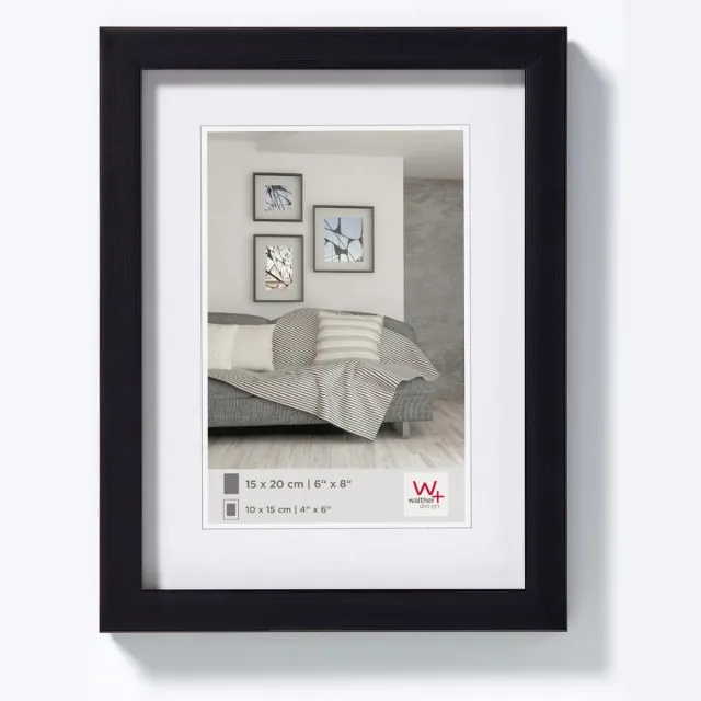 Walther Construction - Fotolijst - Fotoformaat 18x24 cm - Zwart