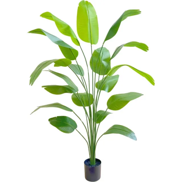 PrettyPlants Kunst Bananenplant 180cm | Bananen kunstplant | Kunstplant voor binnen | Grote Kunstplant | Kunstplant Groen | Nep Bananenplant KunstBananenplant