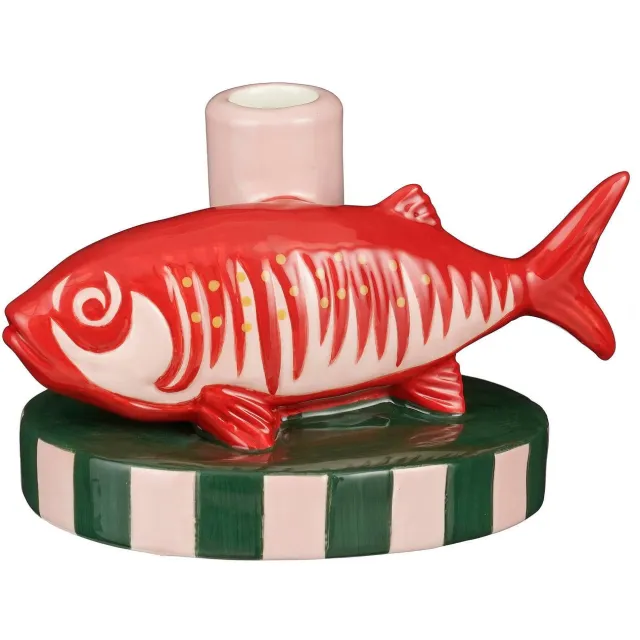 Mica Decorations kandelaar Rood