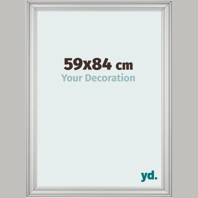 yd. Your Decoration - Fotolijst 59x84 cm - MDF - Zilver Mat - Lazio