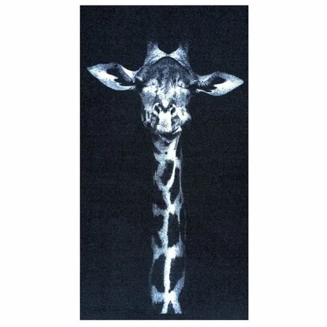 Vica International Deurmat Wild Life Giraffe - 66x120 cm Antraciet