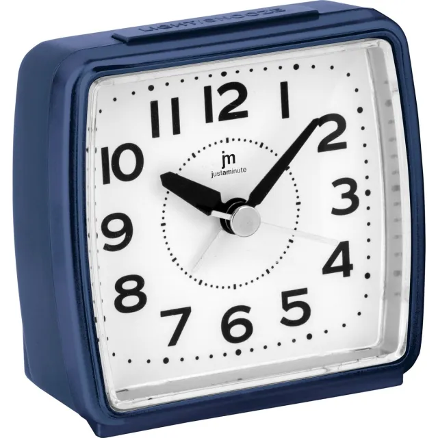 Just a Minute Wekker | Blauw | Stil uurwerk