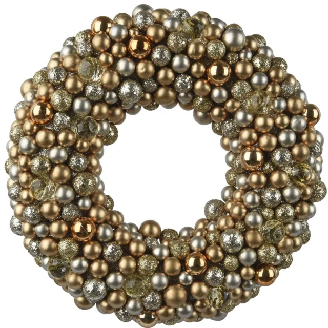 Decoris Kerstkrans kerstballen (33 m) Goud