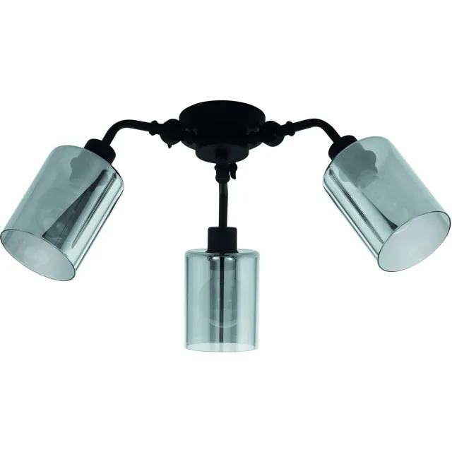 Eglo Forestburg Plafondlamp - E27 - Ø 66,5 cm - Zwart