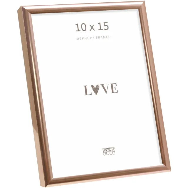 Deknudt Frames fotolijst S027A5 - smal rosé goud aluminium - 10x15 cm