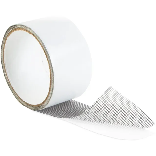 Garden Of Eden Vliegengordijn Mesh Muskietengaas Reparatie Tape – Zelfklevend – 2 M X 5 Cm – Grijs – Geschikt Voor Horren, Insectengaas En Vliegengaas [11609GY]