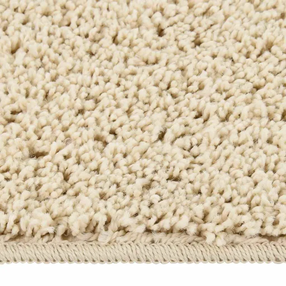 vidaXL Vloerkleed shaggy anti-slip 120x170 cm crèmekleurig, foto 2