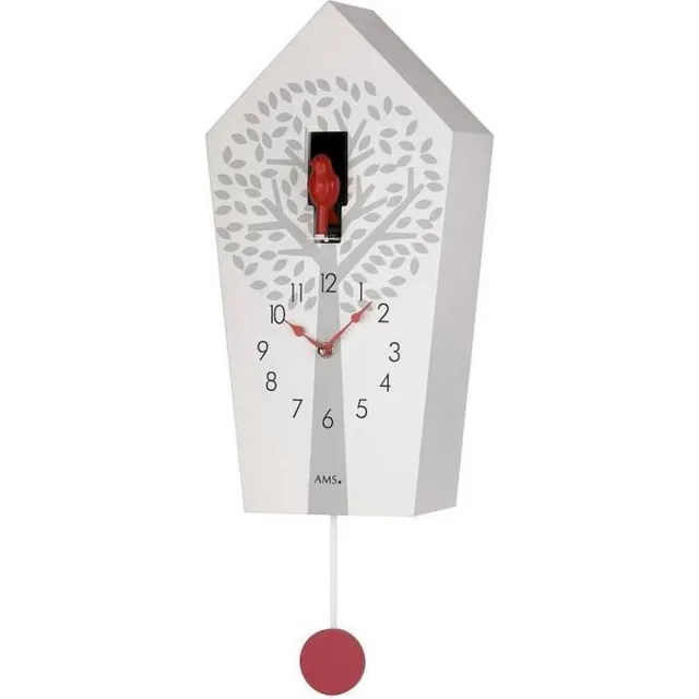 AMS moderne Tafelklokken AMS - 7286 Wit