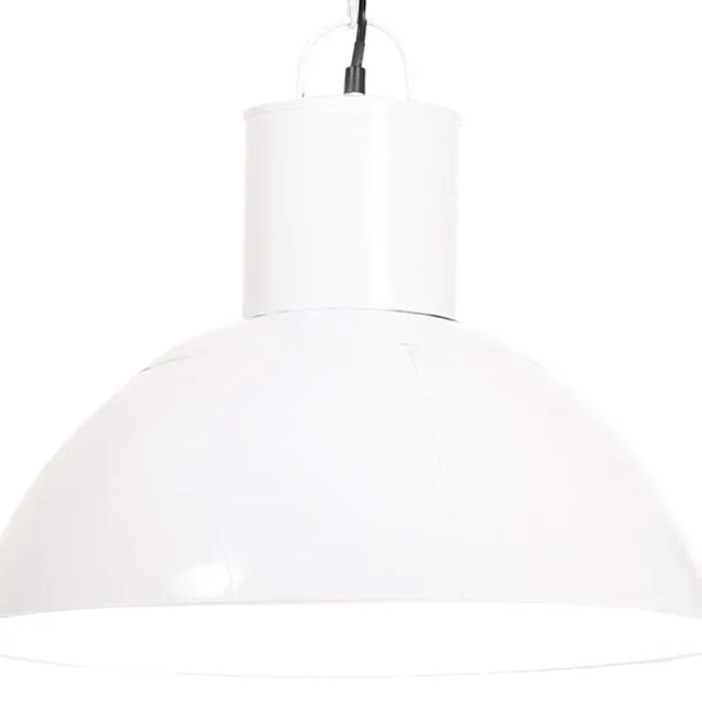 vidaXL Hanglamp rond 25 W E27 48 cm wit