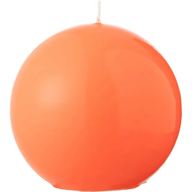 J-Line kaars Bol - fluo rood - 30U