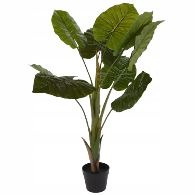 Koopman Kunstplant in Pot - 110cm - Zwart - Voor Binnen en Buiten Groen;Zwart