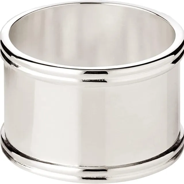 Ibenzoa Elegant Ronde Servetringen Set - Voor Een Verfijnde Tafelpresentatie zilver