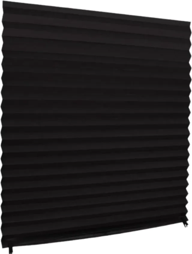 Redi Shade Plisse Gordijn - Redi Shade - verduisterend - zwart - 91 x 182 cm Zwart verduisterend