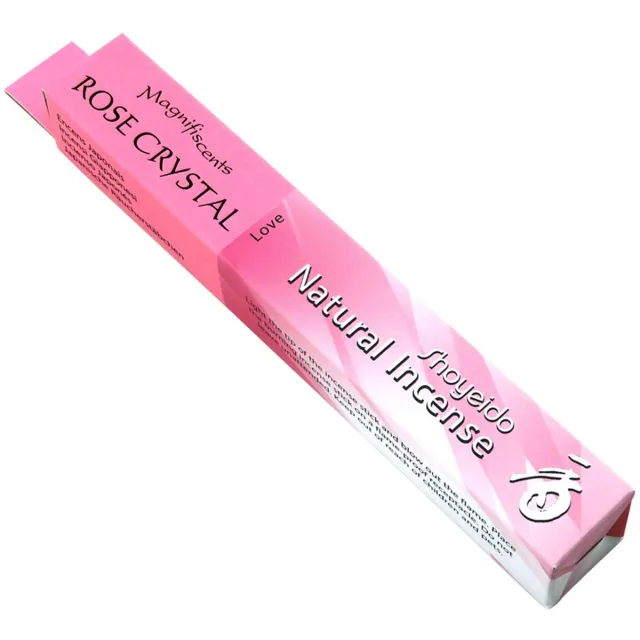 Ruben Robijn Rose Crystal-Love - Japanse Wierook Shoyeido - Jewel Serie n.n.b