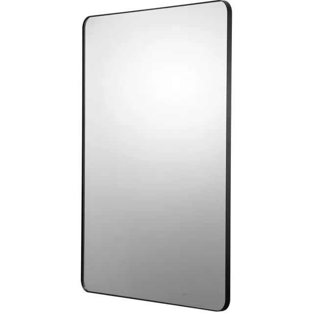 Vevor Rechthoekige Wandspiegel Make-Upspiegel 1220x916x25mm Badkamerspiegel Zwart